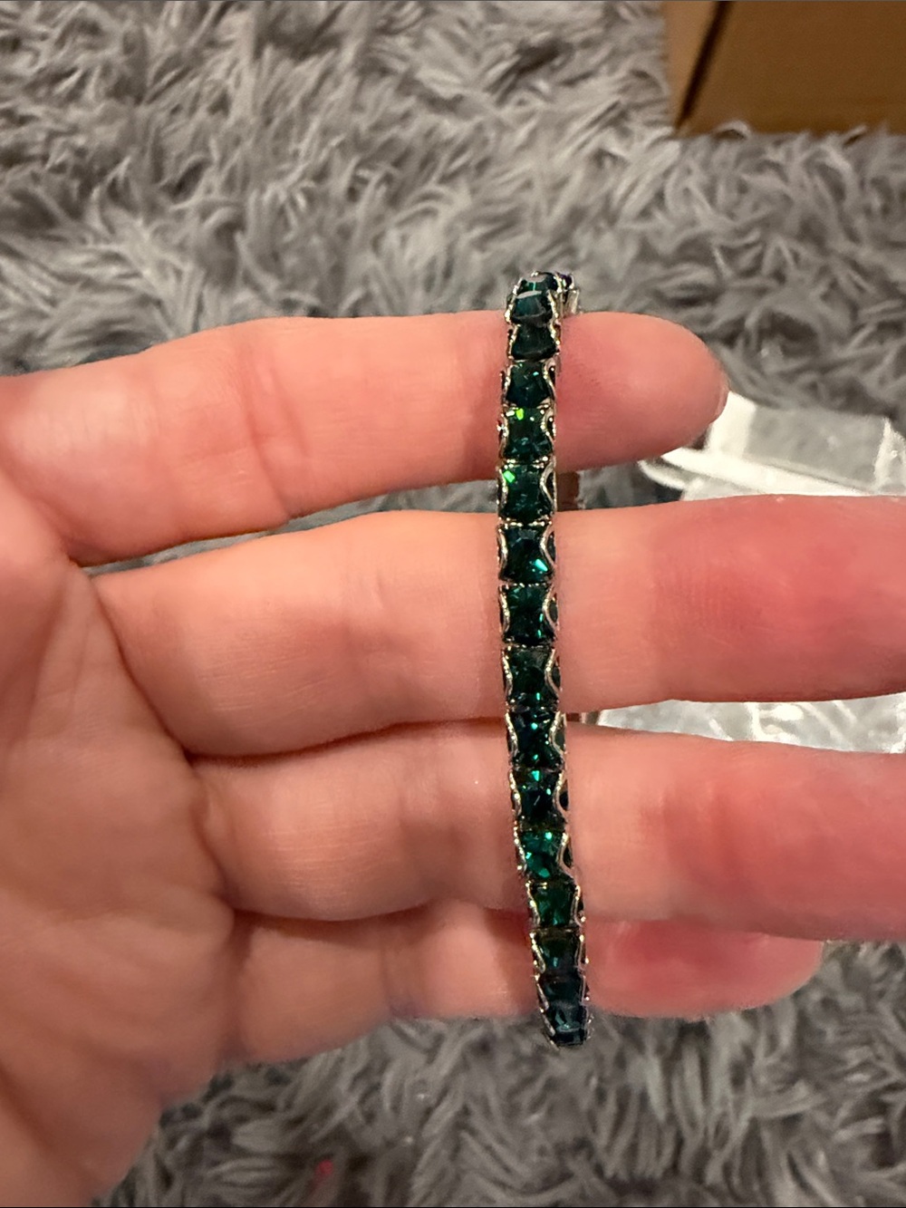 Emerald Green Tennis Bracelet - Women's Jewelry